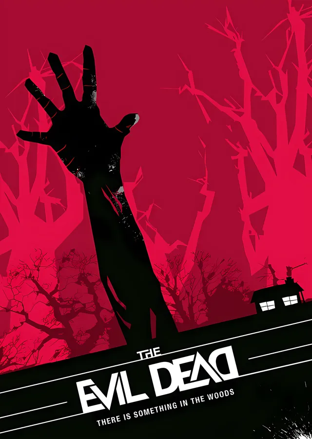 The Evil Dead - There Is Something In The Woods metal tablo