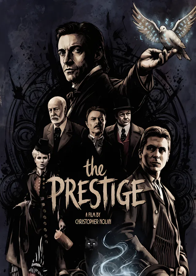 The Prestige: Güvercinli Koyu Kadro metal tablo