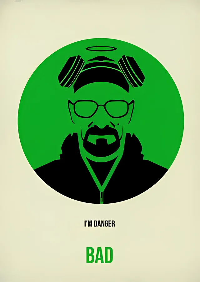 Breaking Bad: Heisenberg Krem Zemin metal tablo