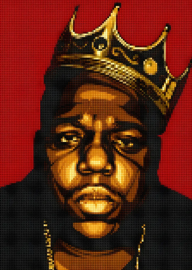The Notorious B.I.G. - Altın Taç metal tablo