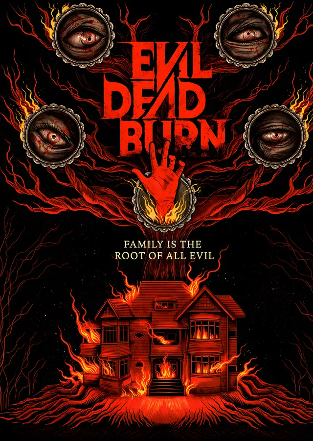 Evil Dead Burn - Alevler İçindeki Ev metal tablo