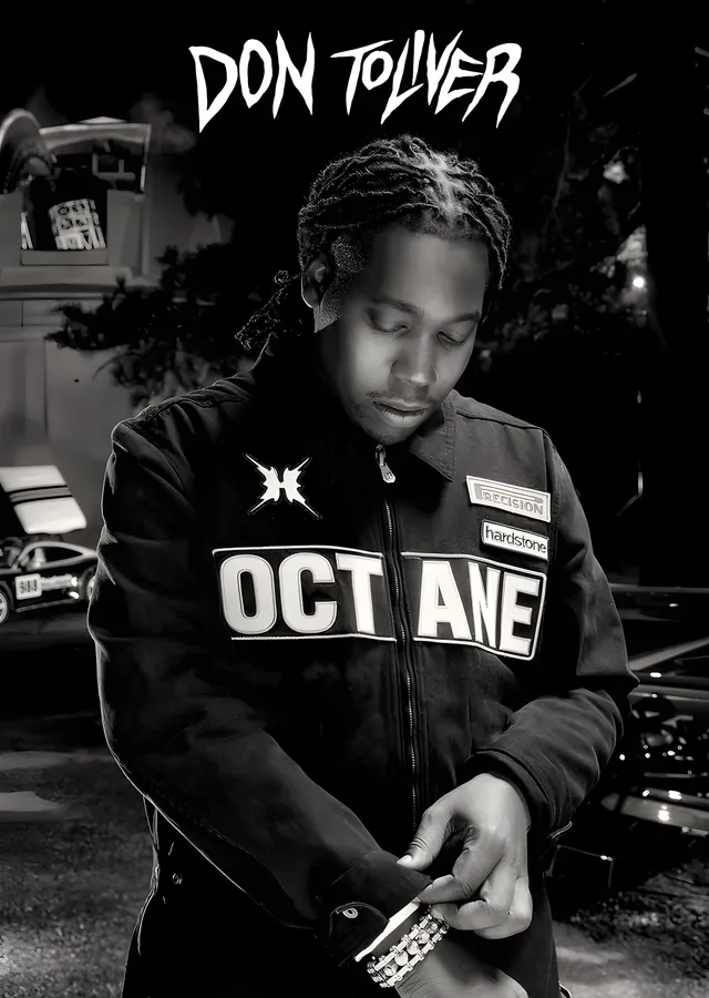 Don Toliver - Octane Ceketi metal tablo