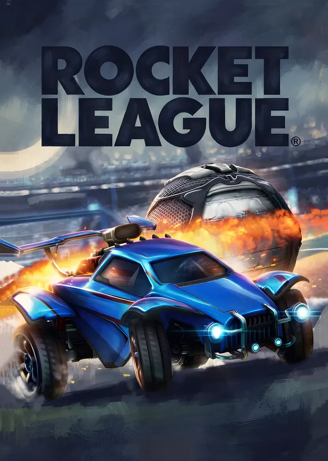 Rocket League - Turbo Araç ve Top metal tablo