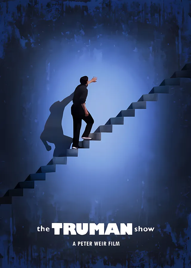 The Truman Show - Basamakları Çıkarken metal tablo