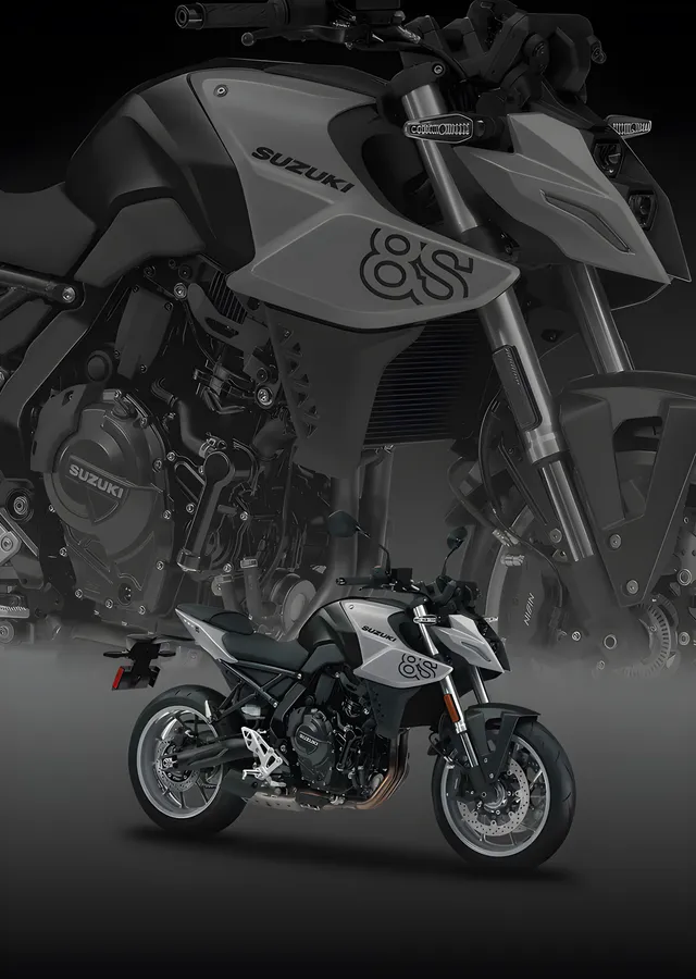 Suzuki V-Strom - Gri Zemin metal tablo