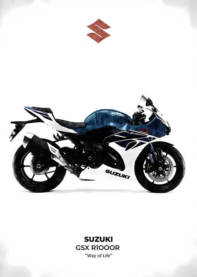 Suzuki GSX-R1000R - Way of Life metal tablo