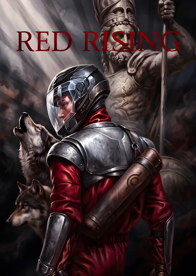 Red Rising - Kurtlu Savaşçı metal tablo
