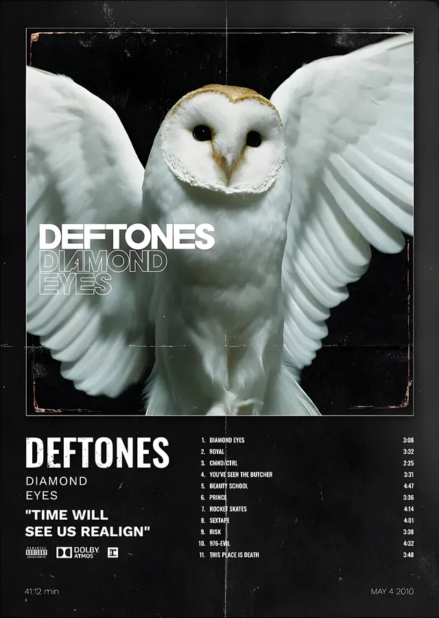 Deftones - Diamond Eyes metal tablo