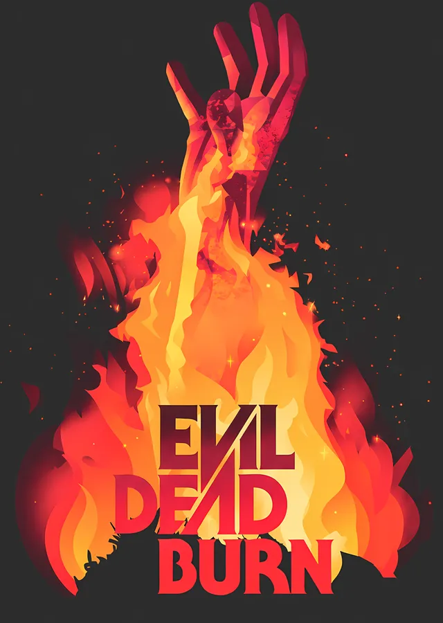 Evil Dead Burn - Alevden Yükselen El metal tablo