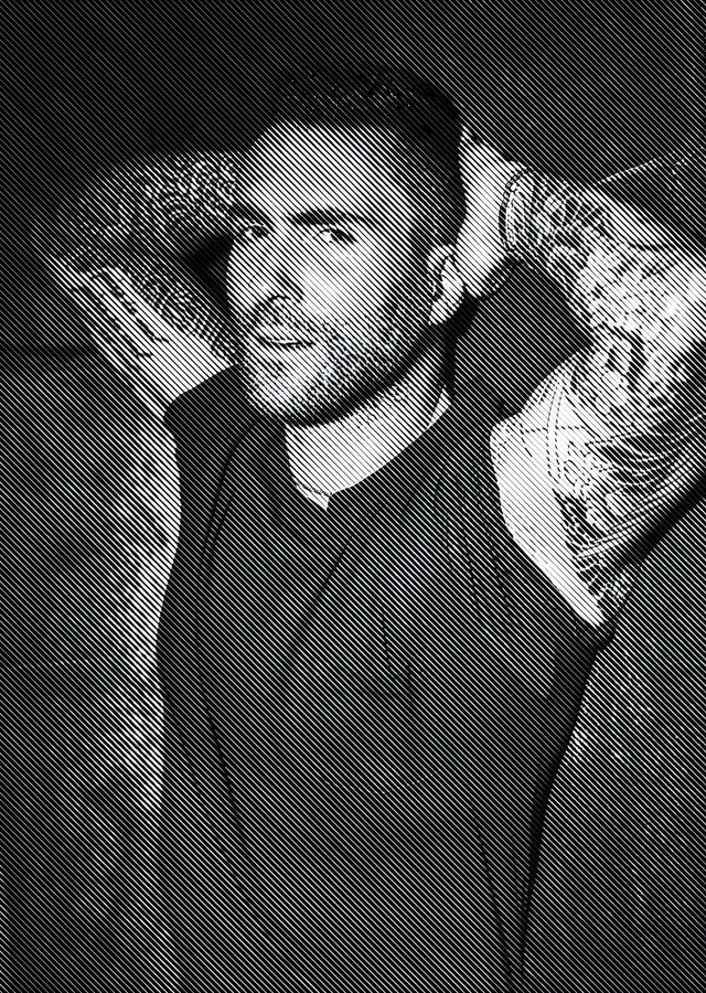 Adam Levine - Stüdyo Portresi metal tablo