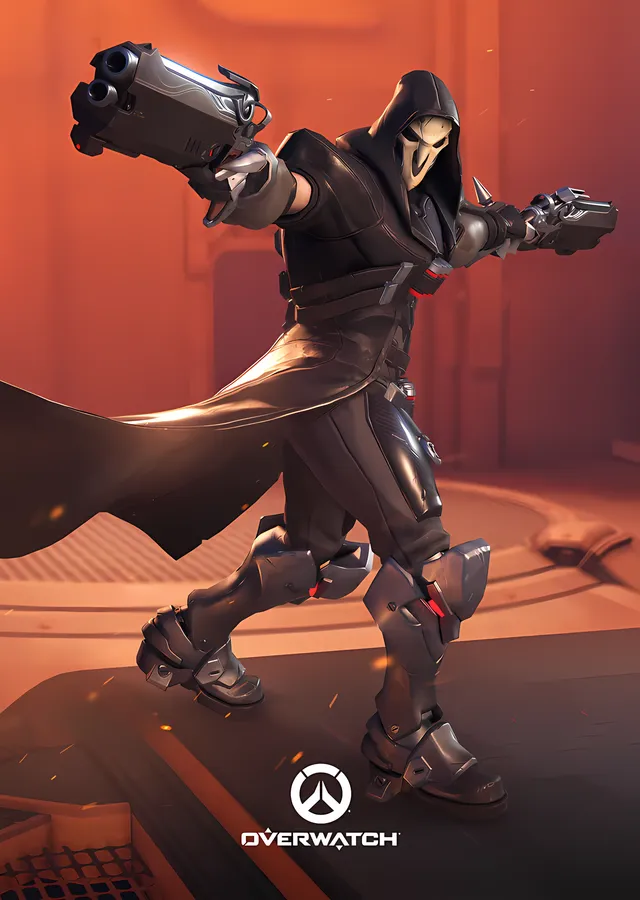 Reaper - Overwatch metal tablo