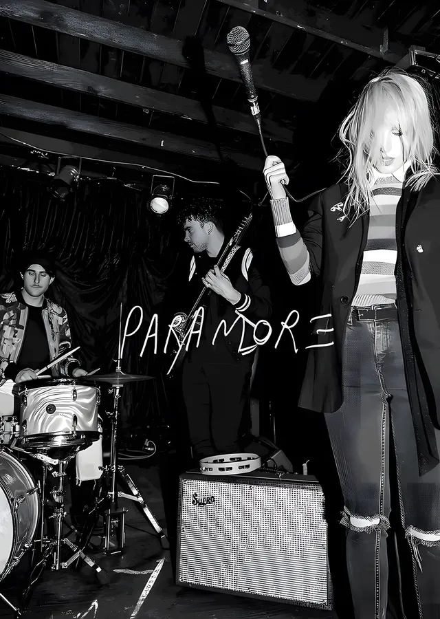 Paramore - Küçük Sahne metal tablo