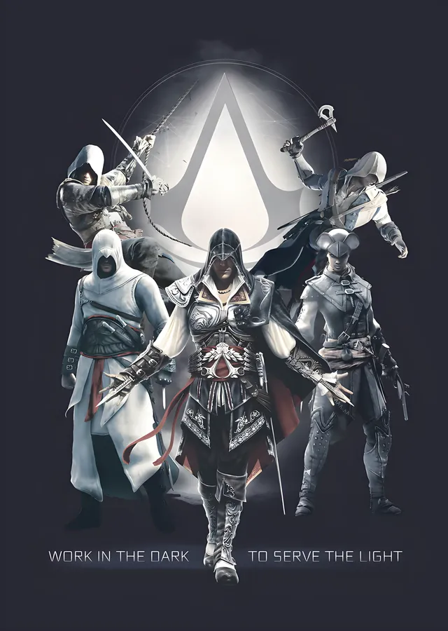 Assassin's Creed - Suikastçılar Kadrosu metal tablo