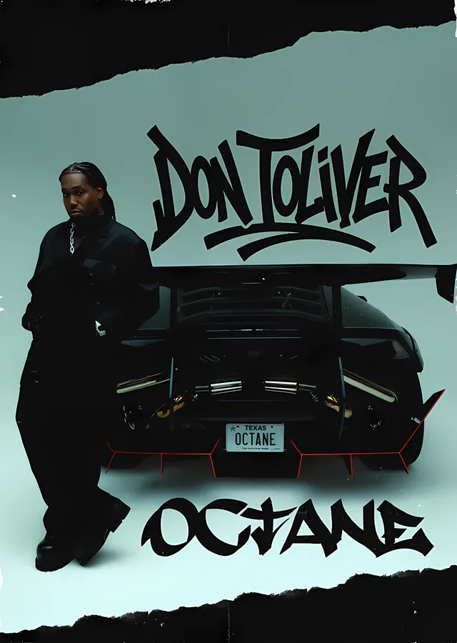 Don Toliver - Octane Spor Otomobil metal tablo