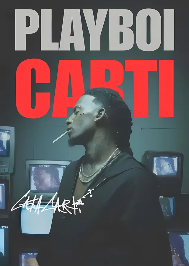 Playboi Carti - Televizyon Duvarı metal tablo