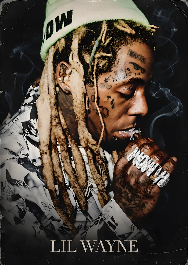 Lil Wayne metal tablo