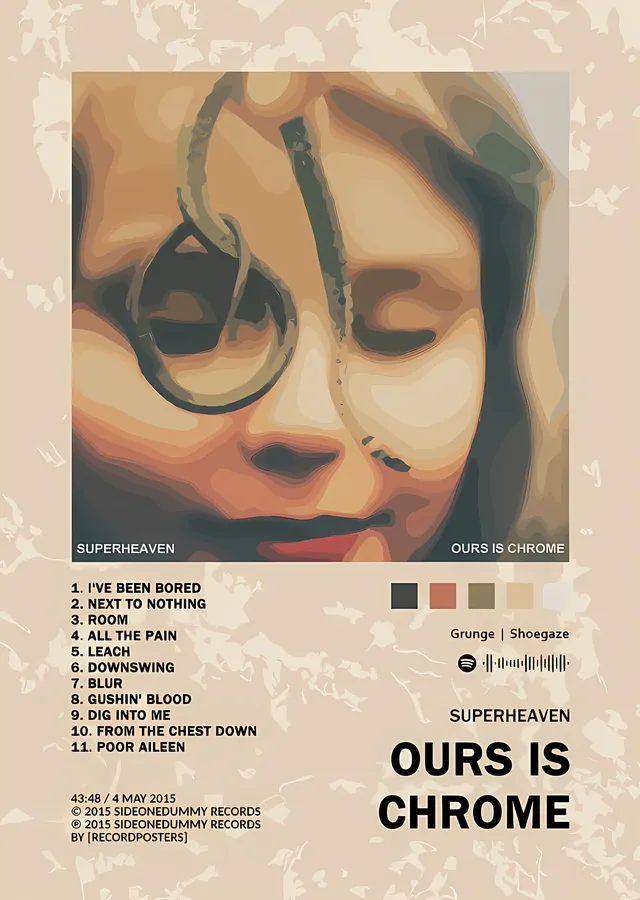 Superheaven - Ours Is Chrome metal tablo