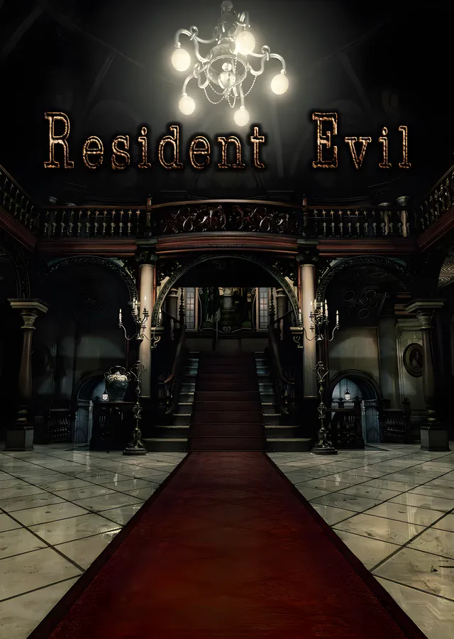Resident Evil - Malikane Girişi metal tablo
