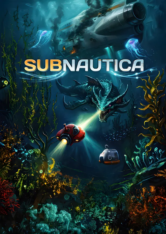 Subnautica - Derin Su metal tablo
