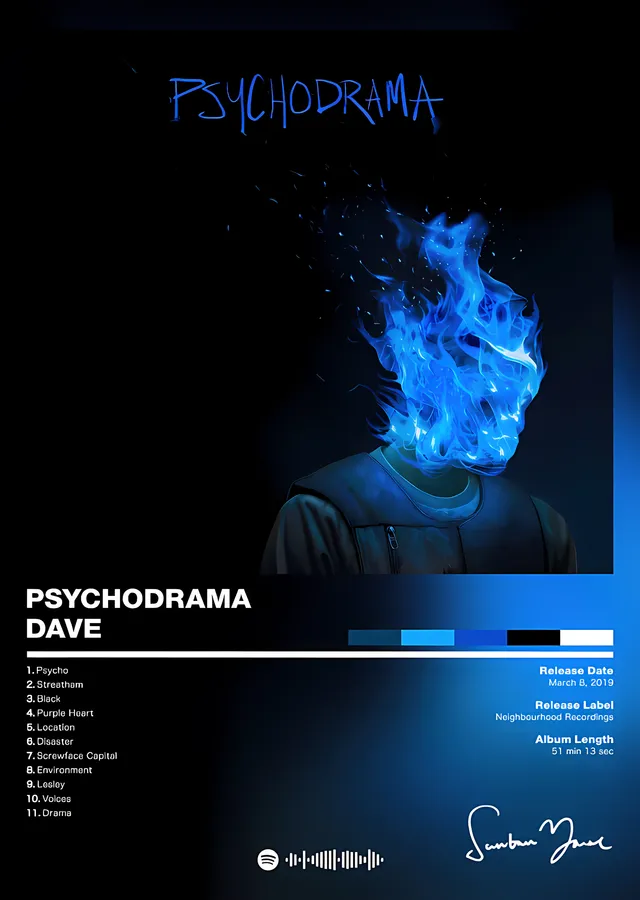 Dave - Psychodrama metal tablo