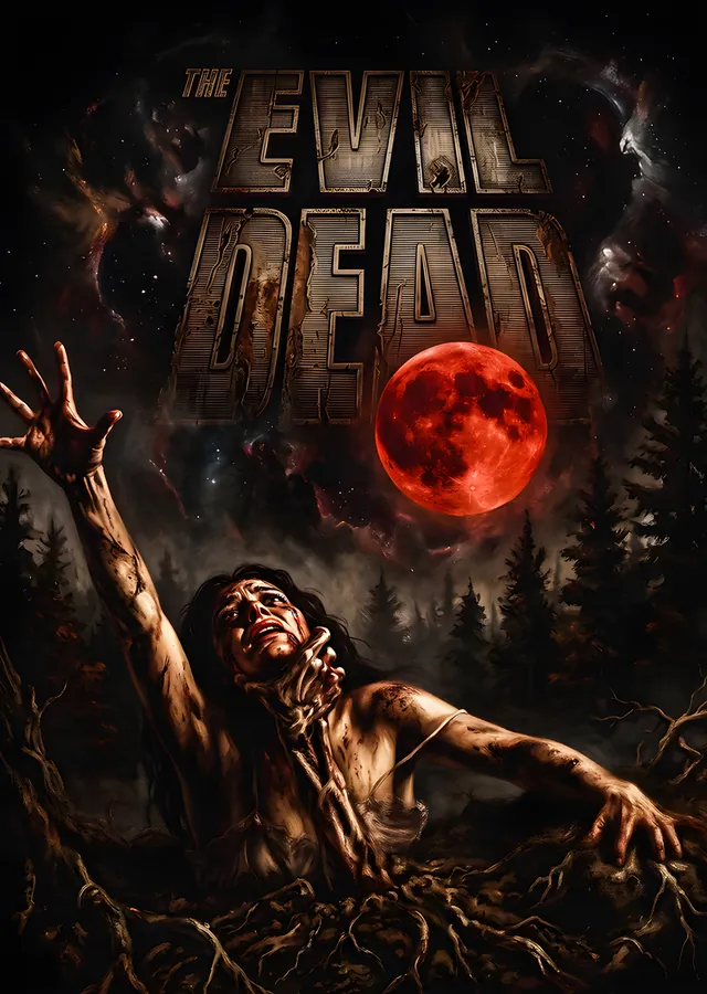 The Evil Dead - Kanlı Ayın Altında metal tablo