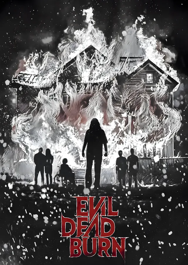Evil Dead Burn - Patlayan Kulübe metal tablo