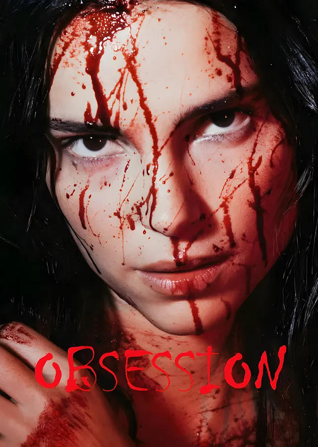 Obsession - Kırmızı Portre metal tablo