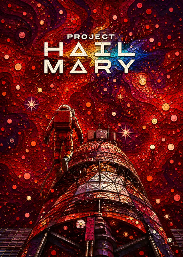 Project Hail Mary - Kızıl Bulutsu metal tablo