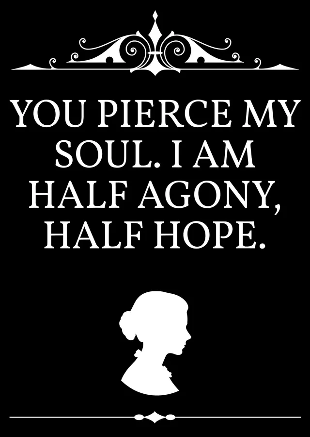 You Pierce My Soul - Alıntı metal tablo