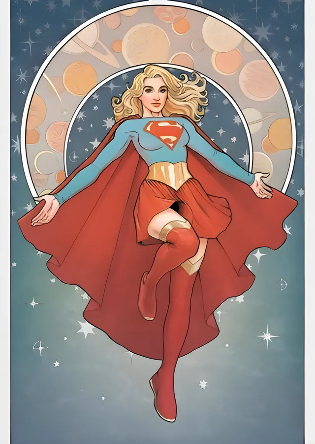Supergirl: Woman of Tomorrow Varyant metal tablo