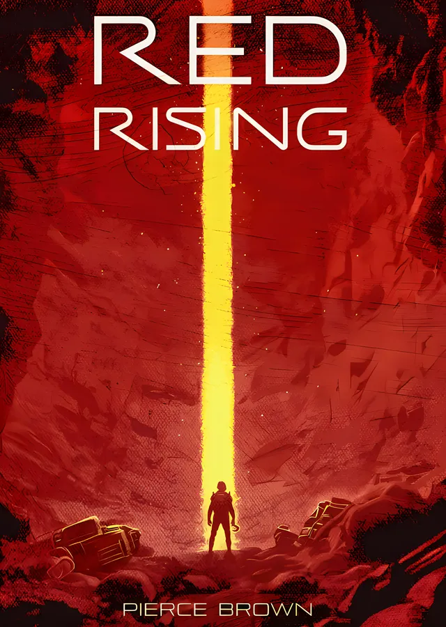 Red Rising - Işık Huzmesi metal tablo