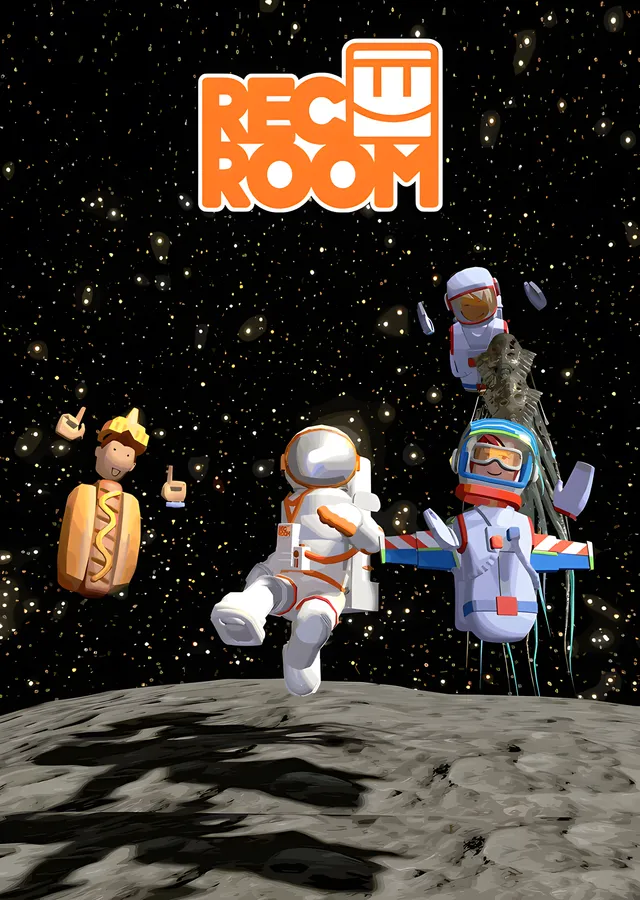 Rec Room - Ay Yüzeyinde Astronotlar metal tablo