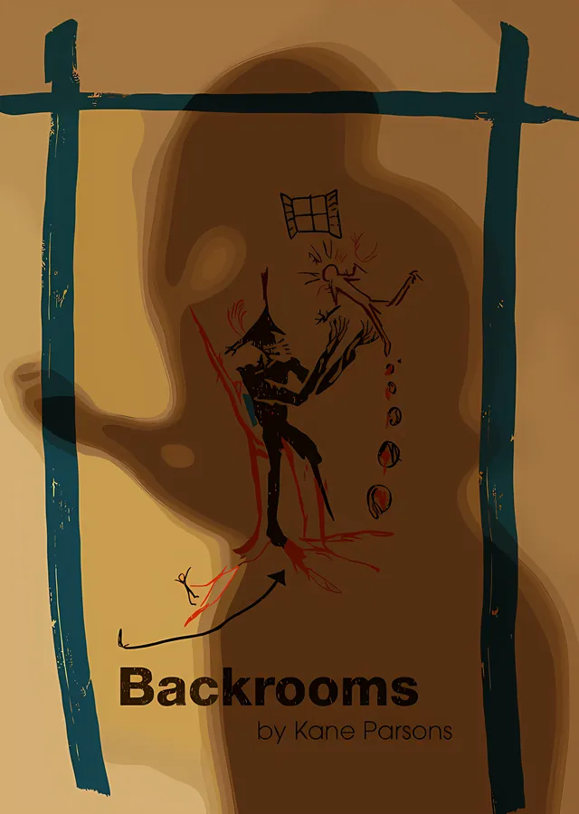 Backrooms - Soyut Duvar Resmi metal tablo