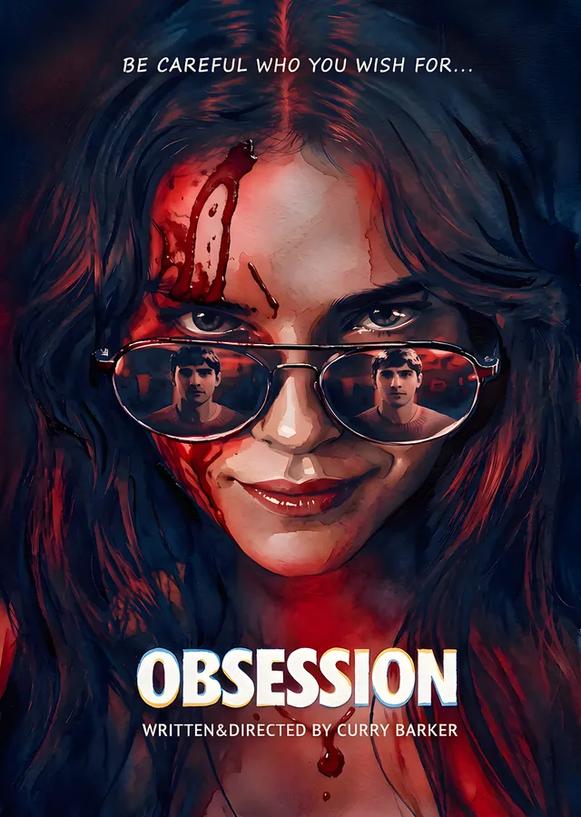 Obsession - Gözlükteki Yansıma metal tablo