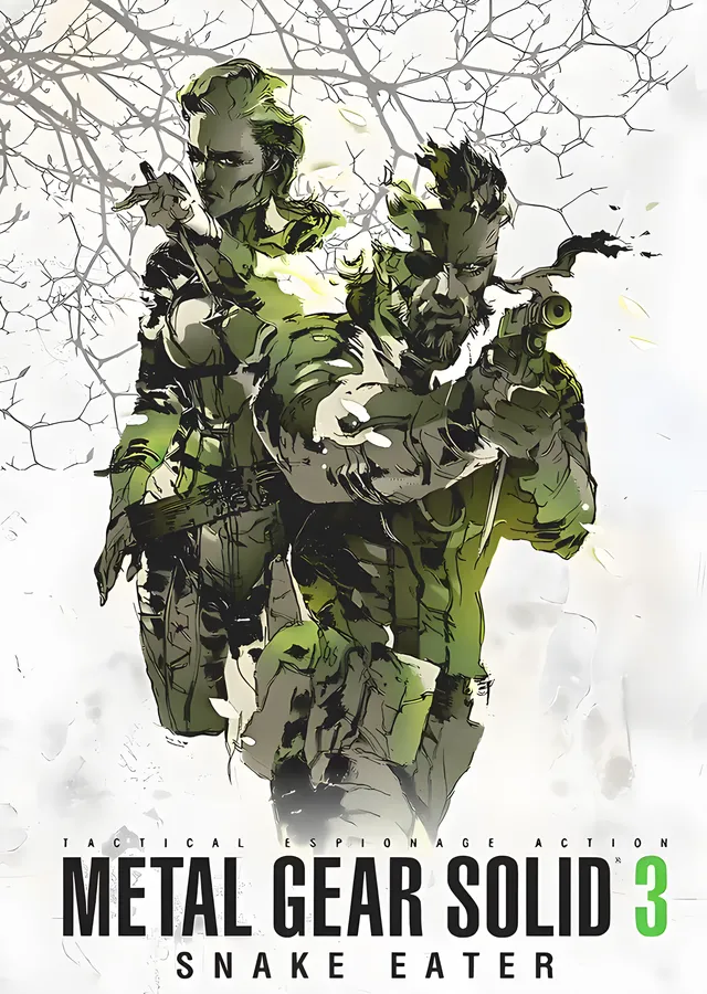 Metal Gear Solid 3 - Snake Eater metal tablo