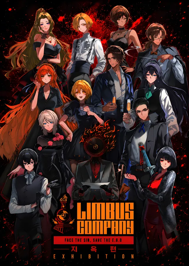 Limbus Company - Ekip Afişi metal tablo