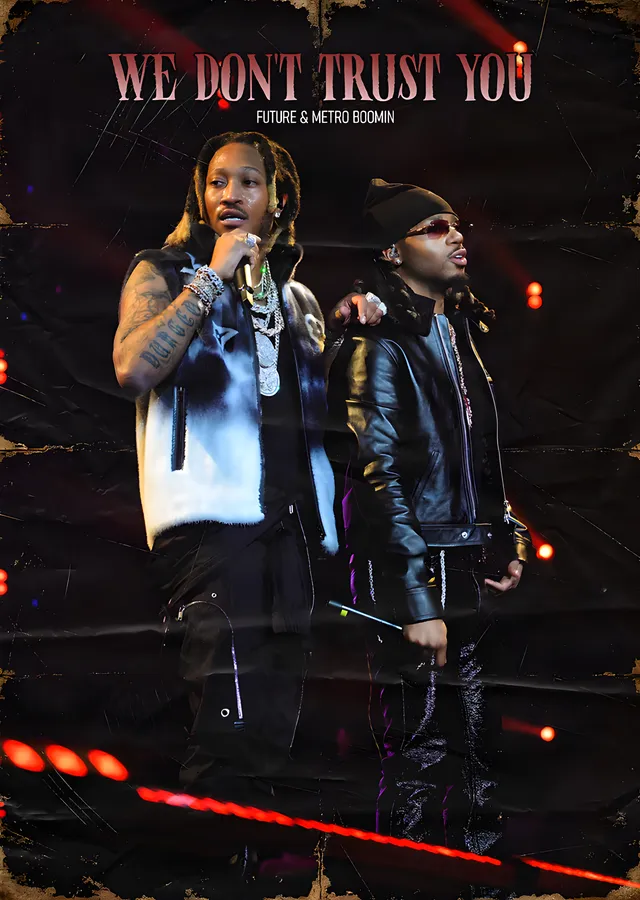 Future & Metro Boomin - Sahne Karesi metal tablo