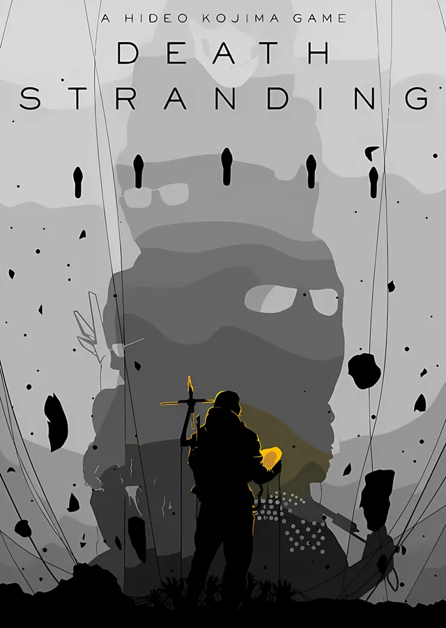Death Stranding - Gri Devin Gölgesi metal tablo