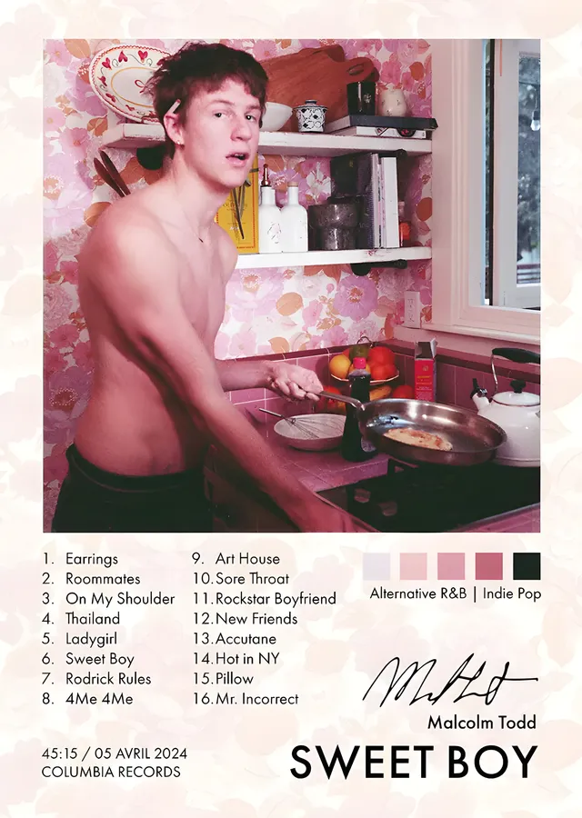 Malcolm Todd - Sweet Boy metal tablo