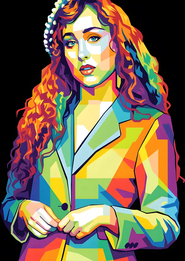 Chappell Roan - Bukleli Pop Art metal tablo