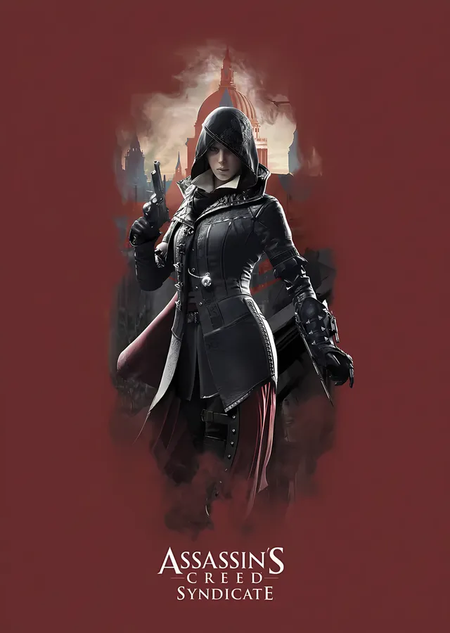 Assassin's Creed Syndicate - Kapüşonlu Karakter metal tablo