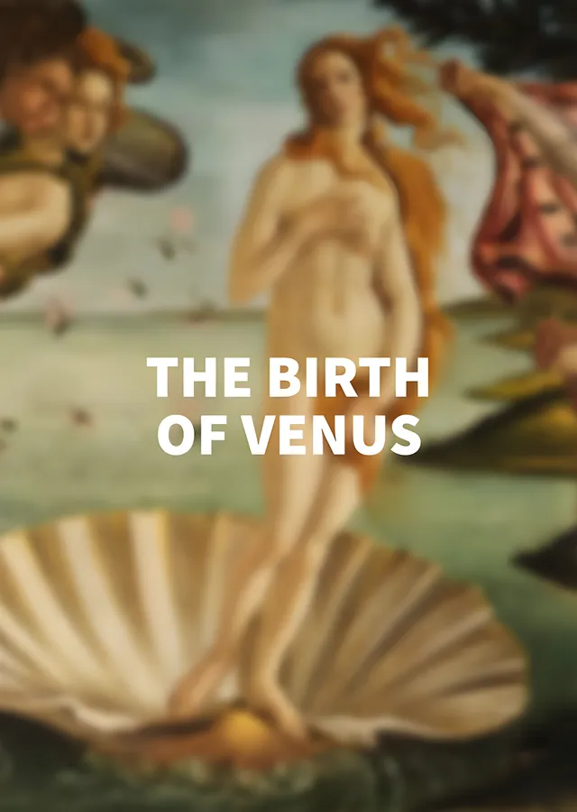 The Birth of Venus - Modern Baskı - Botticelli metal tablo