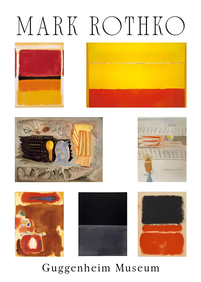 Mark Rothko - Eser Koleksiyonu metal tablo