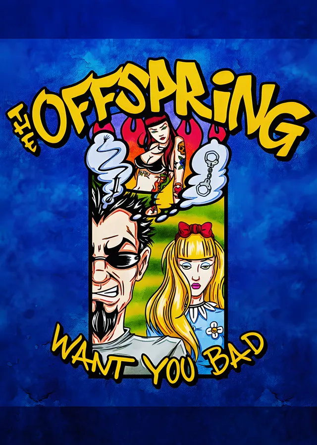 The Offspring - Want You Bad Karikatürü metal tablo
