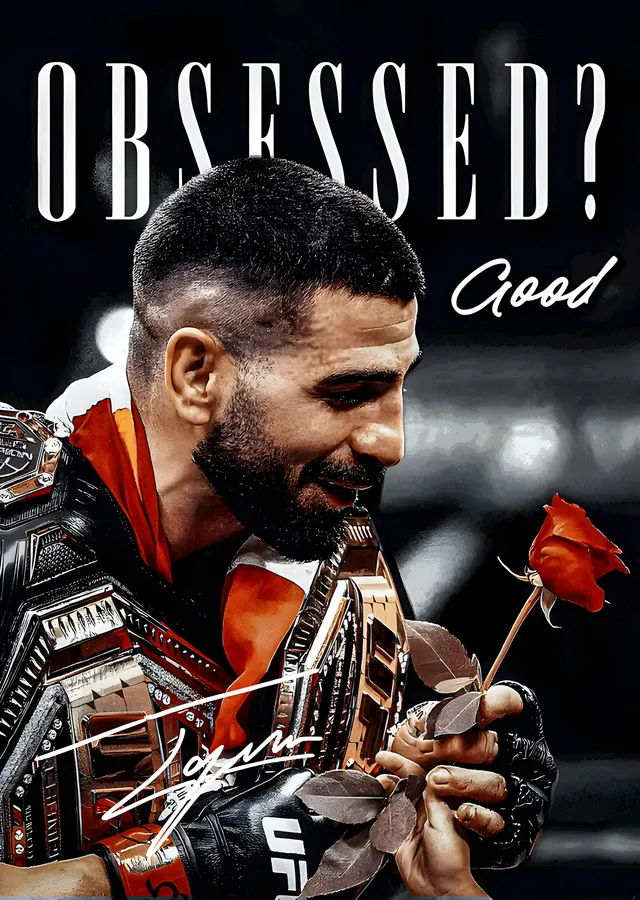 Ilia Topuria - Obsessed? metal tablo