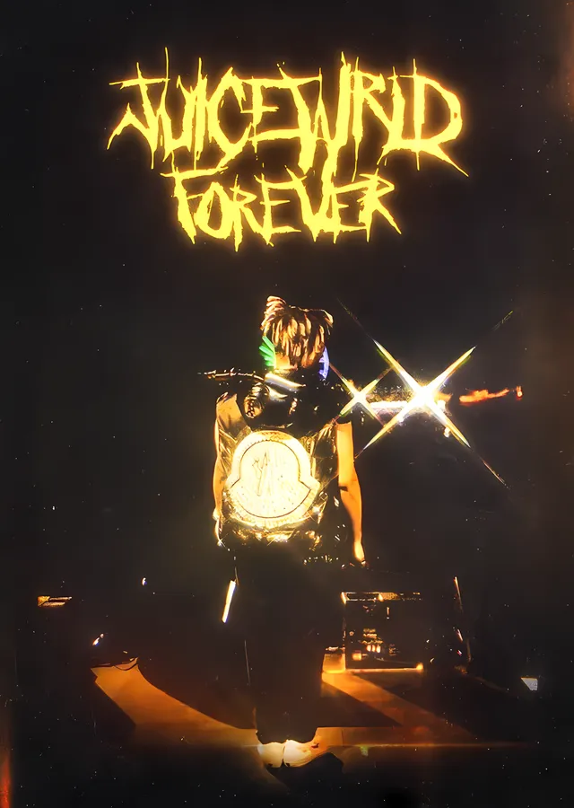 Juice WRLD - Sahne Işığında Forever metal tablo