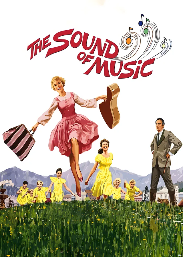 The Sound of Music - Klasik Afiş metal tablo