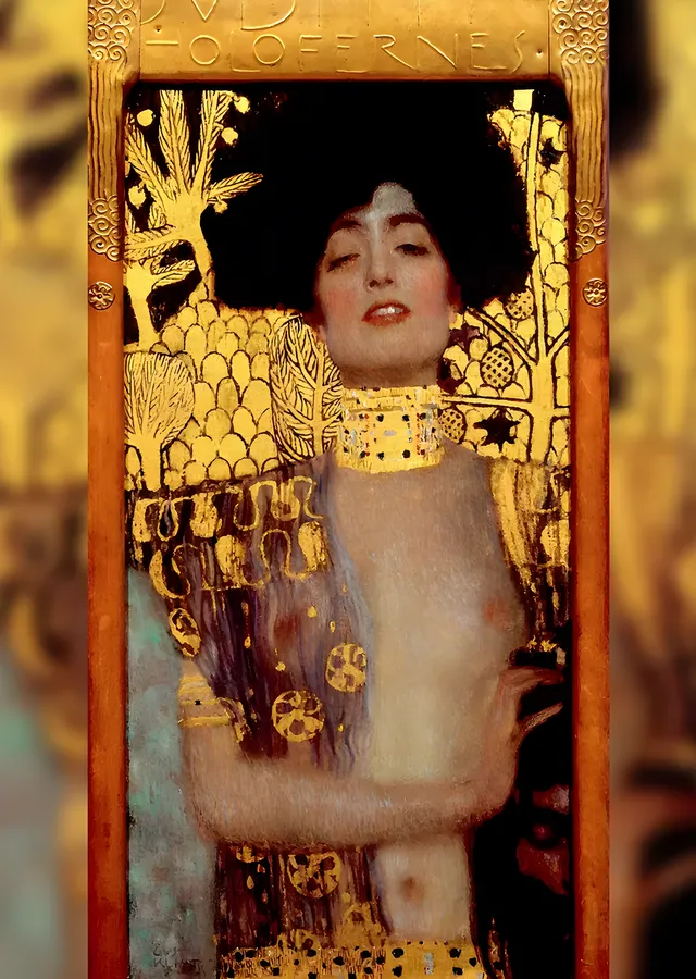 Gustav Klimt - Judith metal tablo