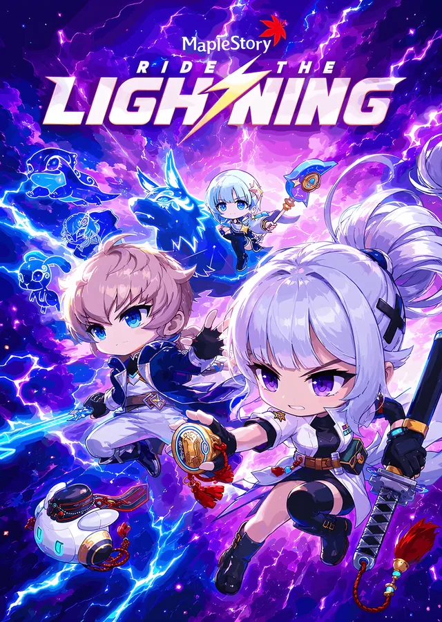 MapleStory Ride the Lightning: Şimşekli İkili metal tablo