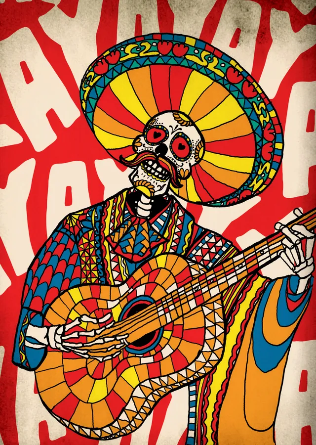 Mariachi metal tablo